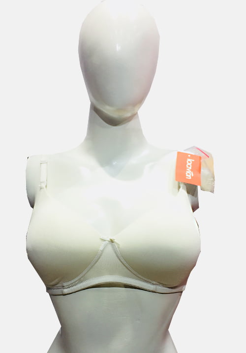 Laavian Solid Moulded Padded Bra