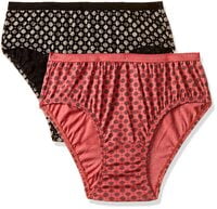 Van Heusen Antibacterial Cotton Hipster Panty (Pack of 2) (Dark Assorted Colors and Prints may vary)
