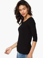 Hanes Comfty Full Sleeve Top (Black)