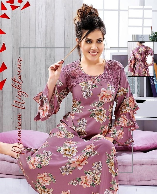 Rayon nighty on sale