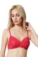 Van Heusen Women's Breathable Cups Padded Non-Wired Printed Cotton T-Shirt Bra