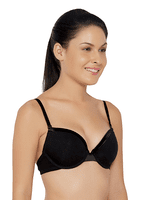 Soie Solid Classical Under Wire Padded Bra