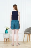 Van Heusen Printed Shorts (Blue)