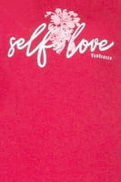 Van Heusen Athleisure Perfect Printed Long Tee - Rasberry Self Love