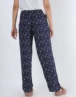 Fruit Of The Loom Printed Pant (Blue With White Fruits Printed)