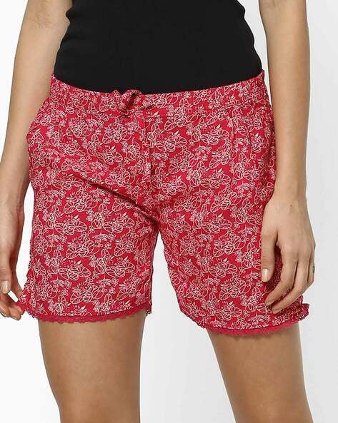 Fruit Of The Loom Printed Shorts (Pink)