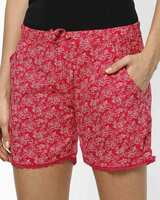 Fruit Of The Loom Printed Shorts (Pink)