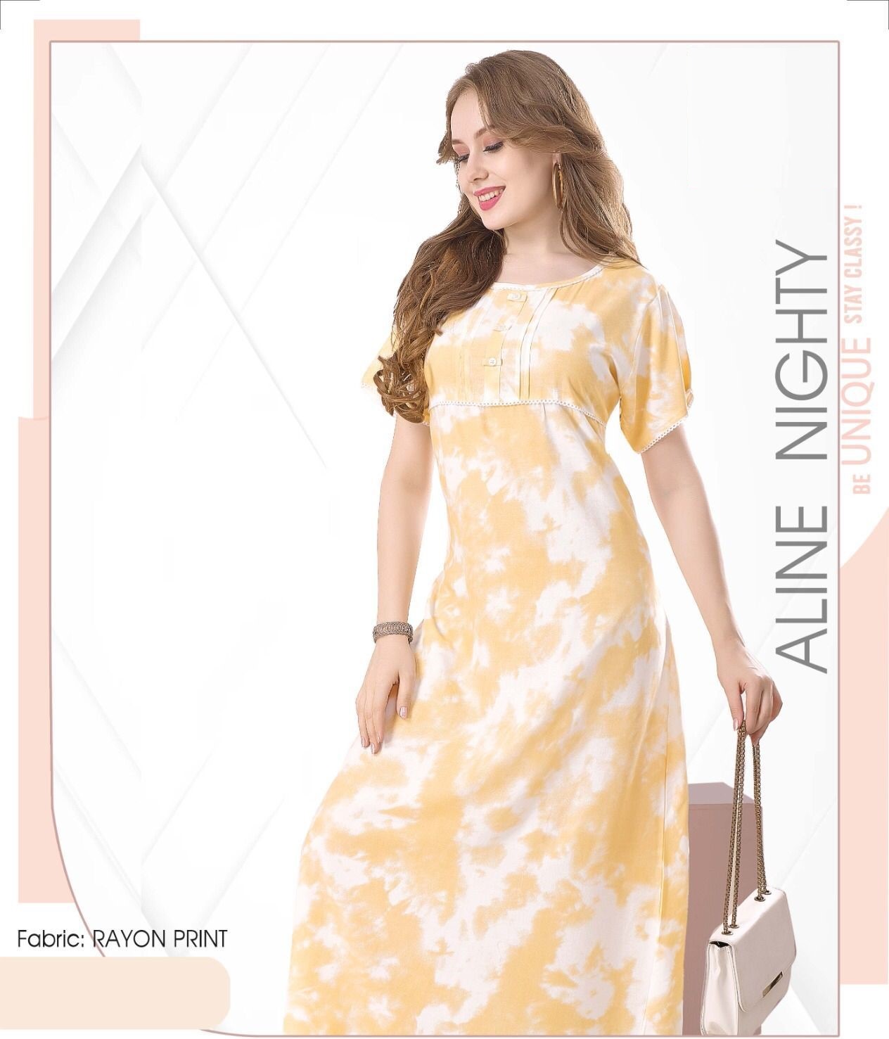 Minelli Full Length Aline Premium Alpine Nightdress - 4746C
