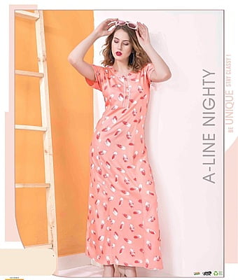 Minelli Full Length Aline Premium Alpine Nightdress - 4891A