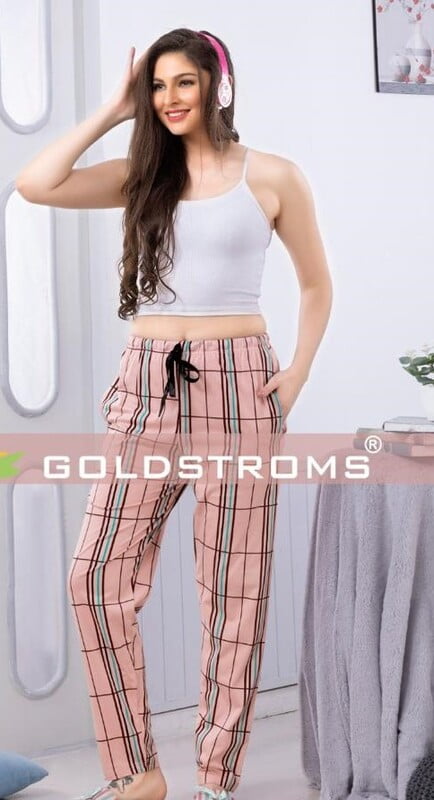 Goldstroms Womens Printed Pyjama - Pink Stripes