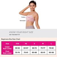 Enamor Girls Wide Strap Cotton Non-Padded Antimicrobial Beginners Non-Wired Bra, Bb01