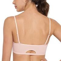 Enamor A022 Cotton Cami With Detachable Straps Bra- Non-padded,wirefree, High Coverage