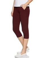 Van Heusen Athleisure Women's Capri (Tawny Port Color)