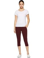 Van Heusen Athleisure Women's Capri (Tawny Port Color)