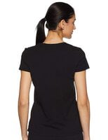 Van Heusen Athleisure Round Neck Tee - Pure Black