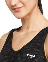 Van Heusen Athleisure Yoga Tank  - Black