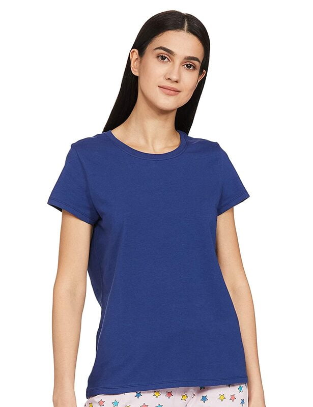 Van Heusen Athleisure Round Neck Tee - Blue