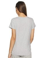 Van Heusen Athleisure Round Neck Tee - Grey Melange