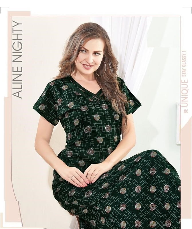 Minelli Full Length Aline Premium Alpine Nightdress - 8251