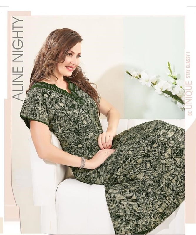 Minelli Full Length Aline Premium Alpine Nightdress - 8264A