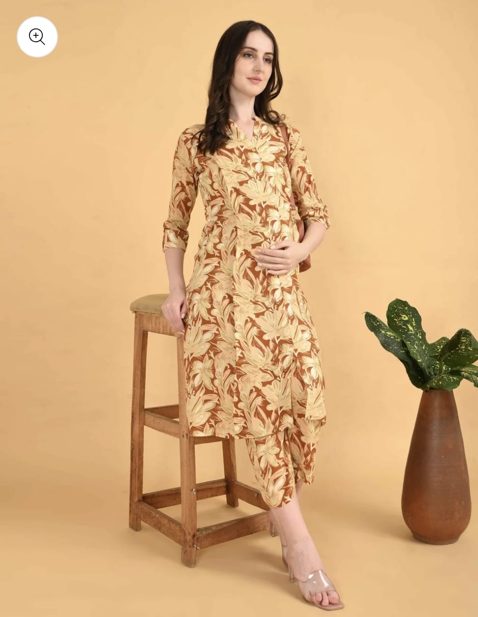 Minelli Maternity / Feeding Kurti  and Pant Set - 9692