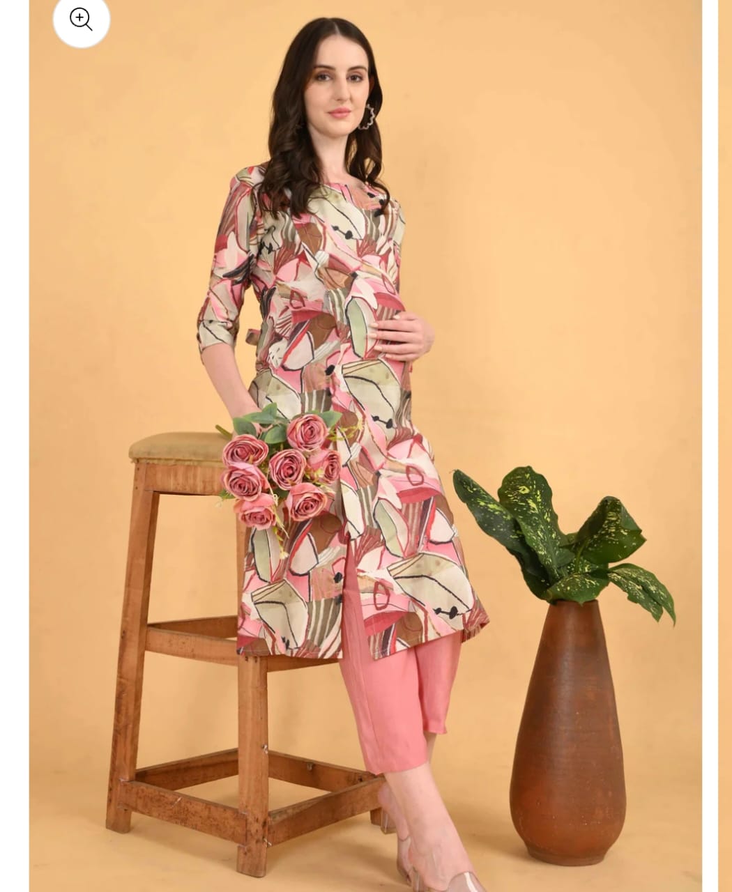 Minelli Maternity / Feeding Kurti  and Pant Set - 9731