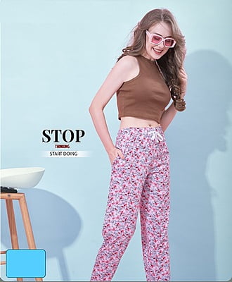 Goldstroms Womens Printed Hosiery Pyjama - AG