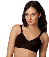 Sona Solid Bee Heart Full Coverage 100 % Cotton Strap Non-Stretchable Bra