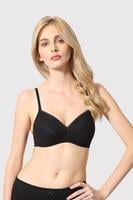 Van Heusen Solid Perforated Cups Non Wired Padded Bra