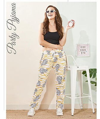 Goldstroms Womens Printed Rayon Pyjama - D