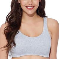 Enamor Solid Metal Free Pop On Sports Bra