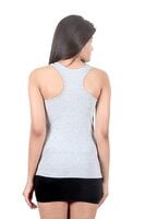 Strawberry Solid Racer Back Tank Top