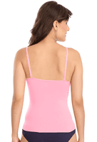 Sona Solid 8004 Camisole With Halter Neck Strap And Transparent Strap