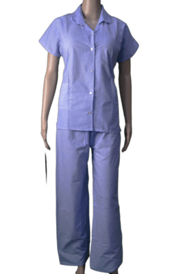 Vimal Nightsuit (Blue With White)