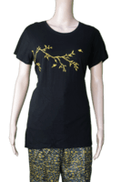 Maybell Nightsuit (Black With Mustard) Maybell Nightsuit (Black With Mustard)