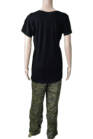 Maybell Nightsuit (Black With Mustard) Maybell Nightsuit (Black With Mustard)