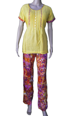 Maybell Nightsuit (Yellow)