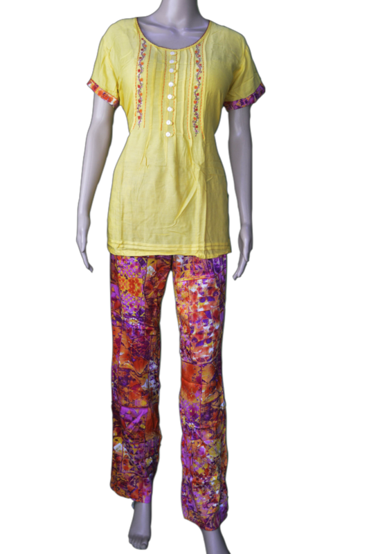 Maybell Nightsuit (Yellow)