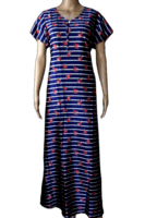 Jinal Nightly (Blue With Red Flowery) Jinal Nightly (Blue With Red Flowery)