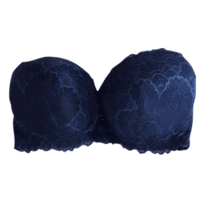 Full coverage - push up - wired - back side satin material (Blue) Full coverage - push up - wired - back side satin material (Blue)