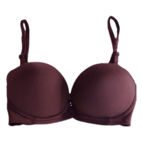 Wired Full Coverage lightly Padded Polyester Cotton Bra (Brown)