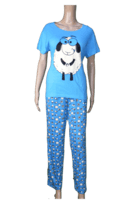 Strawberry Nightsuit (Blue With Black And White) Strawberry Nightsuit (Blue With Black And White)