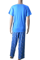 Strawberry Nightsuit (Blue With Black And White) Strawberry Nightsuit (Blue With Black And White)
