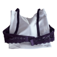 Push up - under wired - back side lace material (Purple) Fancy Bra