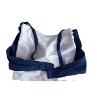 Padded Semi coverage Wired Polyester Cotton Bra (Blue)