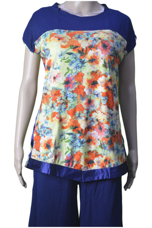 Valentine Nightsuit (Navy Blue) Valentine Nightsuit (Navy Blue)