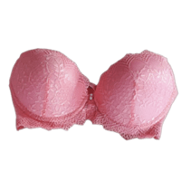 Push up - under wired Back side net coverage (Pink) Fancy Bra