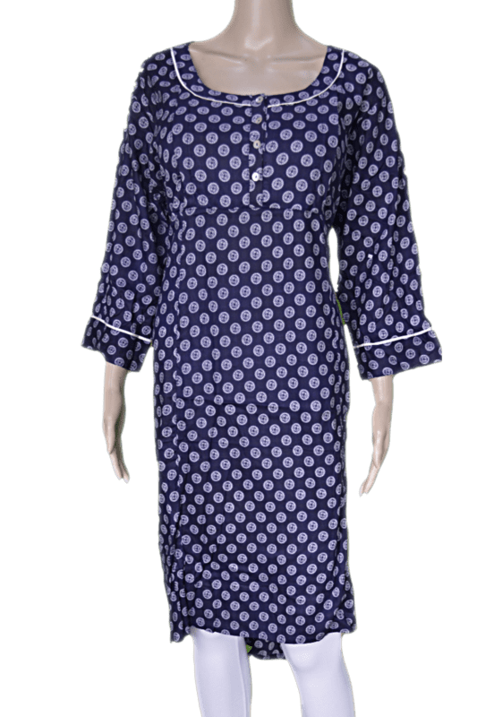 Maybell Feeding Kurti (Blue) Maybell Feeding Kurti (Blue)