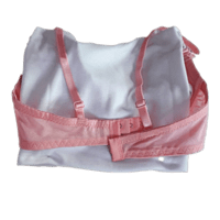 Push up - under wired Back side net coverage (Pink) Fancy Bra
