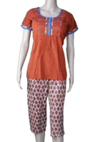 Maybell Nightsuit (Lite Brown)